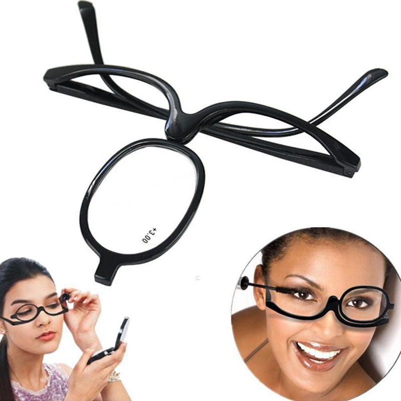 Magnifying Glasses Rotating Makeup Reading Glasses Folding Eyeglasses Cosmetic General +1.0 +1.5 +2.0+2.5+3.0+3.5+4.0
