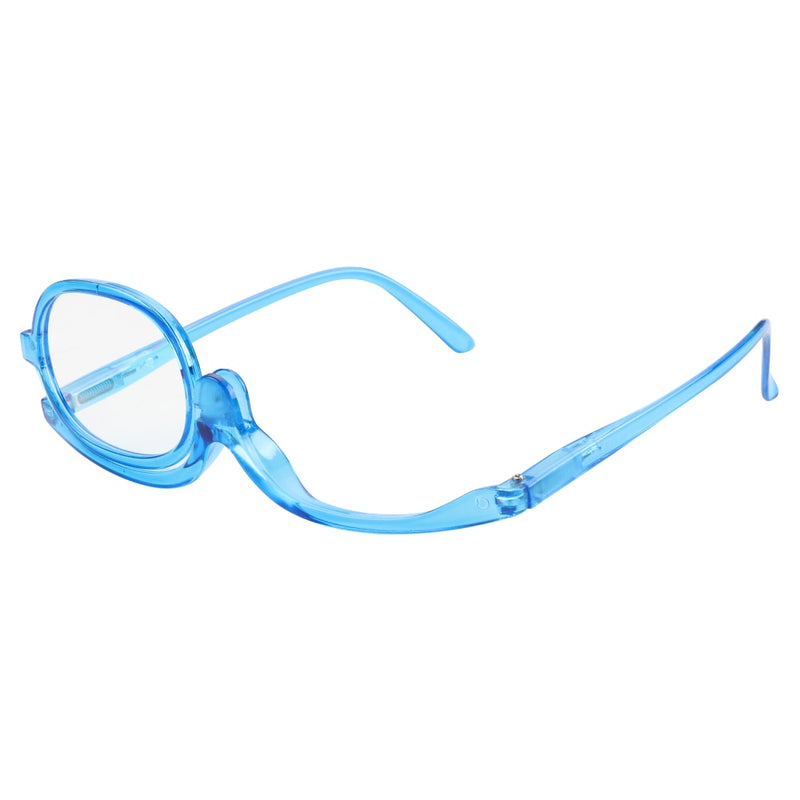 New Rotating Magnifying Makeup Reading Glasses For Women Folding Clamshell Cosmetic Presbyopic Glasses For Elder Unisex