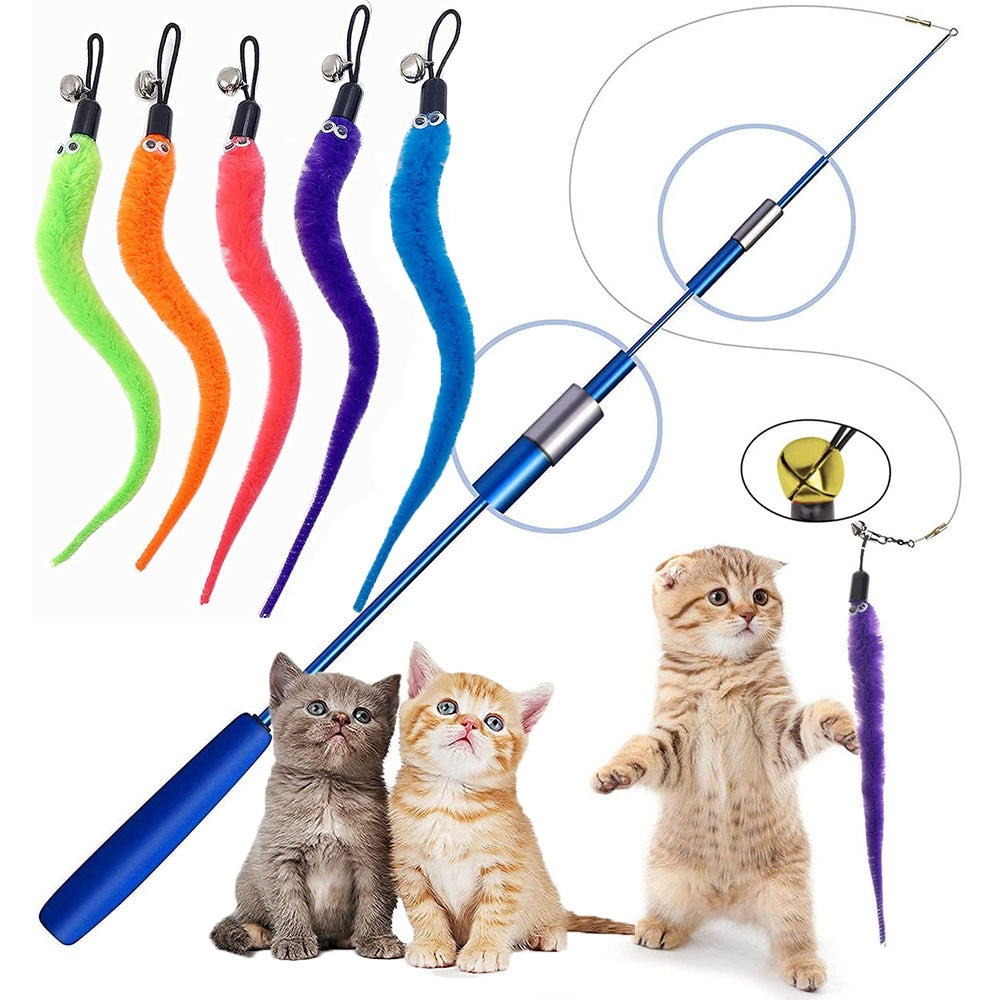 Brinquedo para mastigar gato, Brinquedo para mastigar gato colorido dos desenhos  animados, Brinquedos de dentição para gatos de tecido de pelúcia,  brinquedos interativos de movimento para Nanyaciv